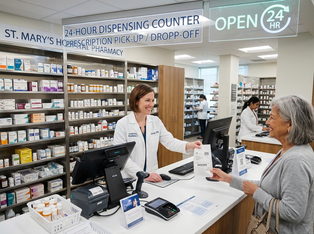 24/7 In-House Hospital Pharmacy